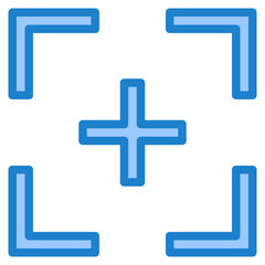 metering blue style icon