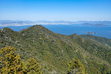 安芸の宮島　弥山からの眺望