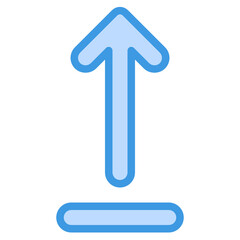 Upload line icon