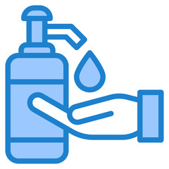 hygiene blue style icon