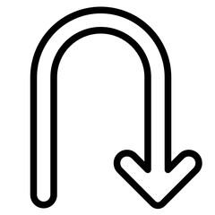 Return line icon