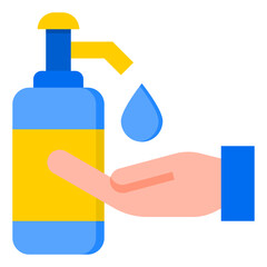 hygiene flat style icon