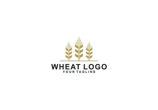wheat logo in white background
