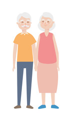old couple standing
