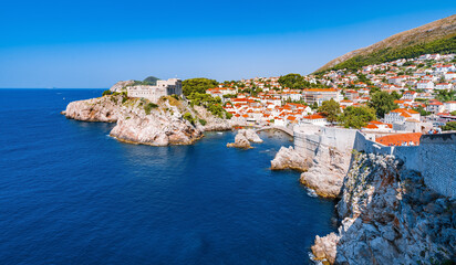 Fototapeta na wymiar Old Castle of Dubrovnik