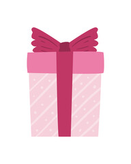 pink gift box