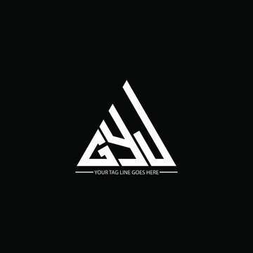 G Y J letter logo abstract creative design. G Y J unique design
