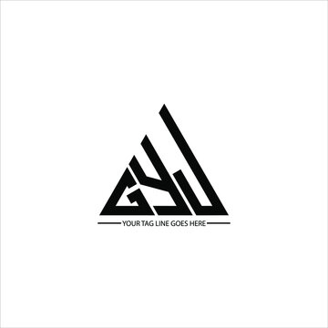 G Y J letter logo abstract creative design. G Y J unique design