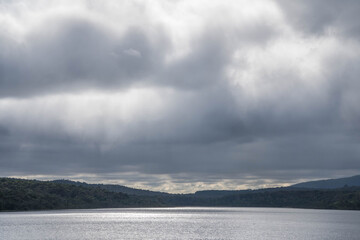 Obraz premium beautiful sky over lake