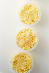 minced garlic in a container