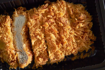 pork cutlet on a plate 