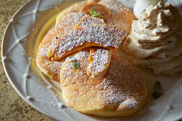 baked apple pie with cinnamon