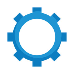 blue gear wheel