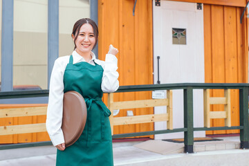 カフェ・飲食店・喫茶店・レストランのスタッフ
