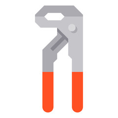 Groove Joint Pliers flat icon