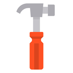 Hammer flat icon