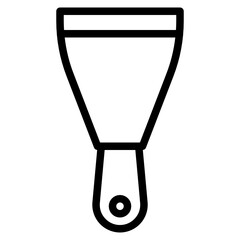 Spatula line icon