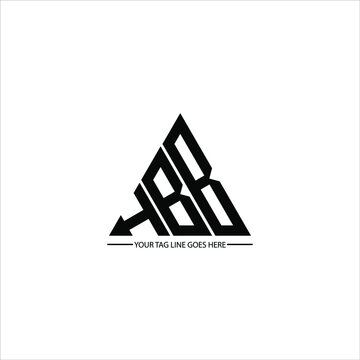 H B B letter logo abstract creative design. H B B unique design