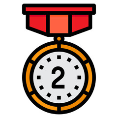 Medal line icon