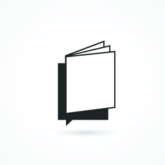 User Guide Book icon linear style vector sign.