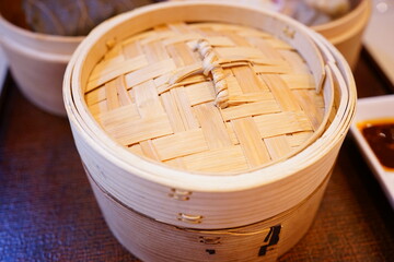 Chinese Food, Steaming Basket for Dim Sum - 中華料理 飲茶 中華せいろ