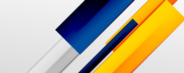 Multicolored lines background. Design template for business or technology presentations, internet posters or web brochure covers