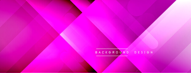 Dynamic lines abstract background. 3D shadow effects and fluid gradients. Modern overlapping forms