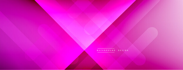 Dynamic lines abstract background. 3D shadow effects and fluid gradients. Modern overlapping forms