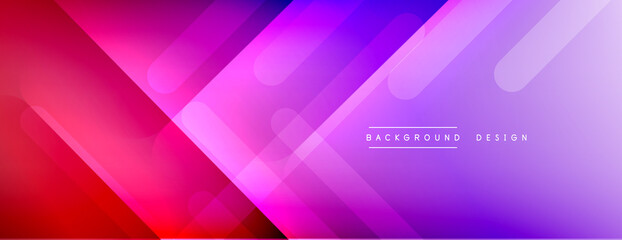 Dynamic lines abstract background. 3D shadow effects and fluid gradients. Modern overlapping forms