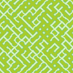 Abstract Geometric Pattern generative computational art illustration