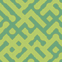 Abstract Geometric Pattern generative computational art illustration