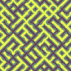 Abstract Geometric Pattern generative computational art illustration