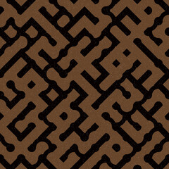 Abstract Geometric Pattern generative computational art illustration