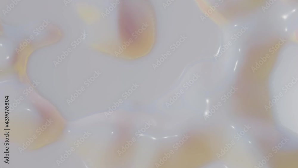 Aufkleber soft pink moving wave surface with highlights. looped animated background. 3d render.