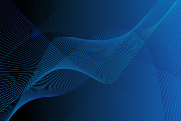 abstract wave technology science background vector. Big data concept Network or connection background.