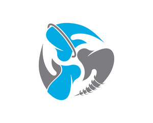 dental implant logo icon group