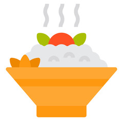 Donburi flat icon