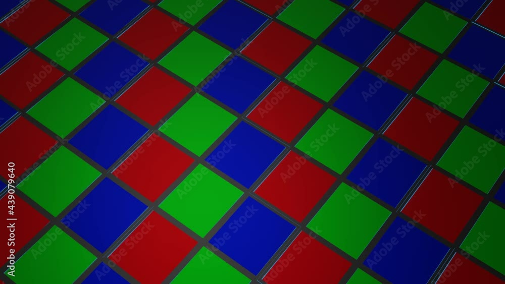 Poster background of many red and blue planes rising and falling. abstract looped animated background. 3d r