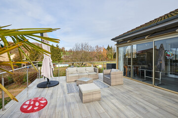 house with terrace