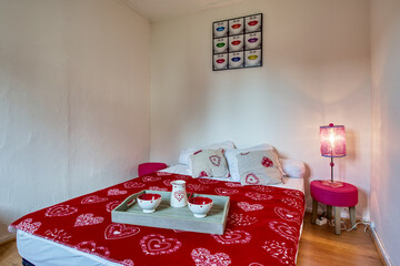 interior of a hotel room