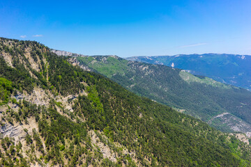 The mount Ai-Petri on a sunny day.