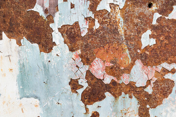 Rusted steel texture with rough surface.