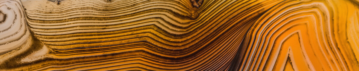 orange agate fine texture stripe with dark brown lines