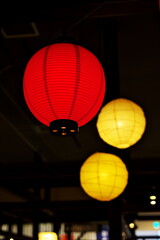 Obraz premium 提灯が彩る店内