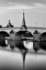 Jacques-Gabriel bridge in Blois city