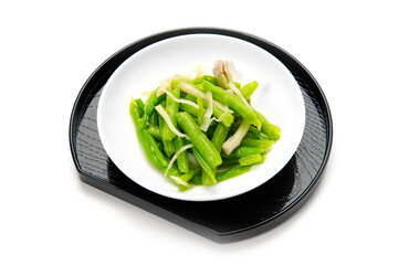 ミズ（ウワバミソウ）の生姜和え