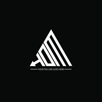 H D M letter logo abstract creative design. H D M unique design