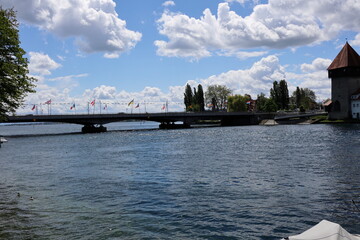 Alte Rheinbr&uuml;cke in Konstanz
