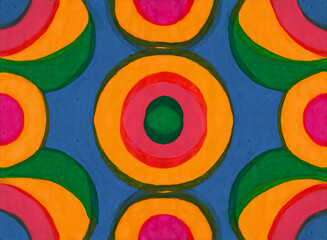 Obraz premium abstract creative drawing as background, hand drawn artwork, watercolor on paper