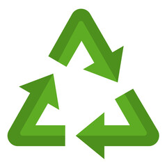 recycle flat style icon